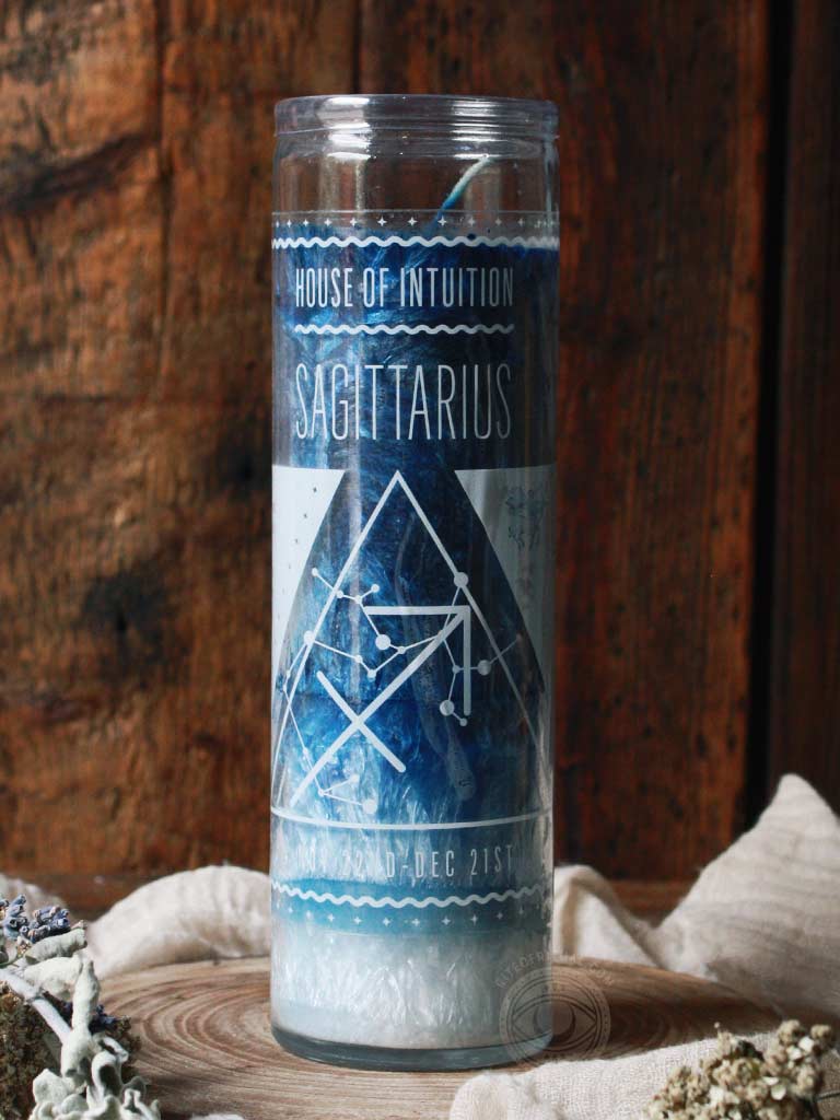 Sagittarius Zodiac Candle - House of Intuition