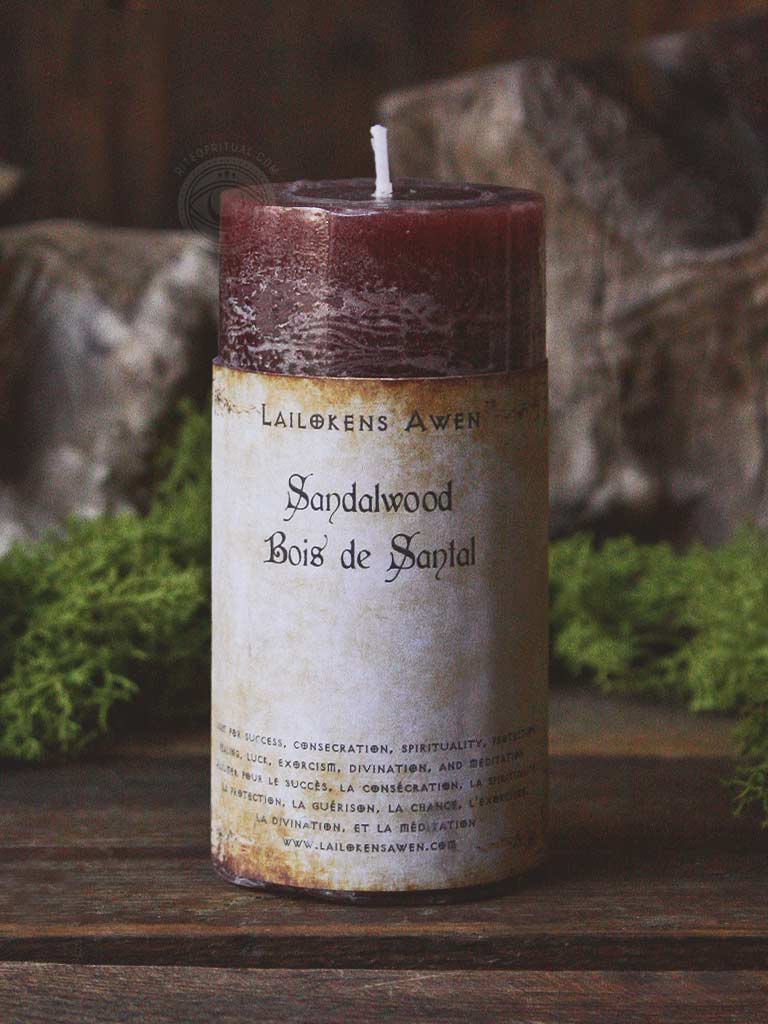 Sandalwood Spell Candle