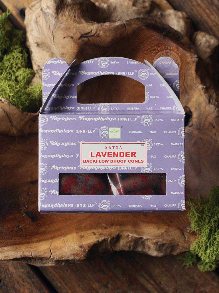 Satya Lavender Back Flow Incense Cones