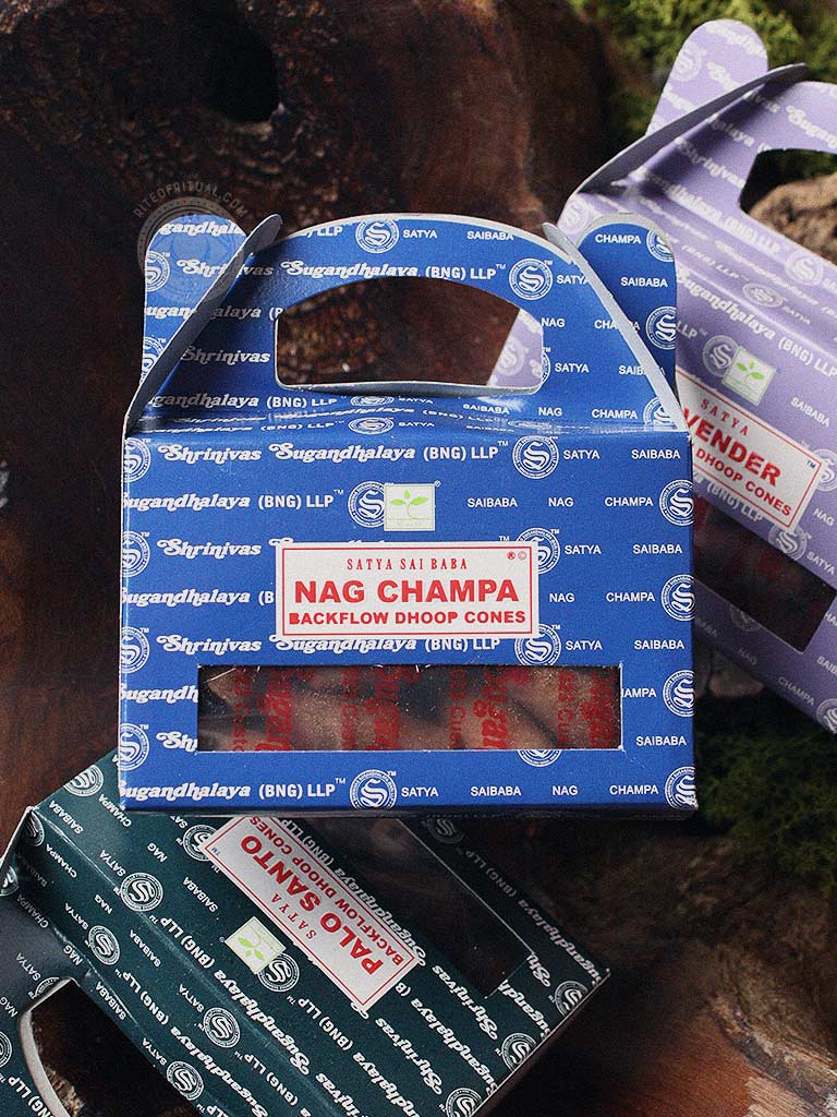 Satya Nag Champa Back Flow Incense Cones
