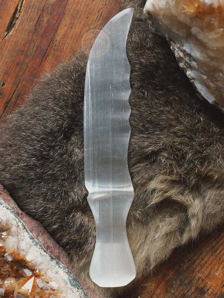 Selenite Knife