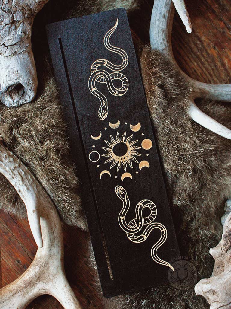Snake Moon Phase Tarot Card Stand