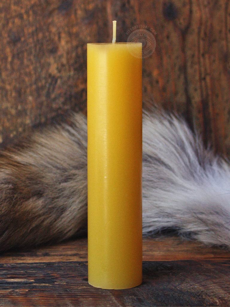 Spell Casting Pillar Candle - Yellow