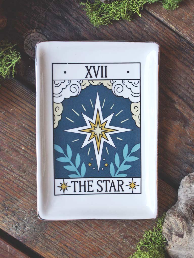 Star Tarot Card Trinket Dish