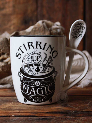 Stirring Up Magic Mug + Spoon Set