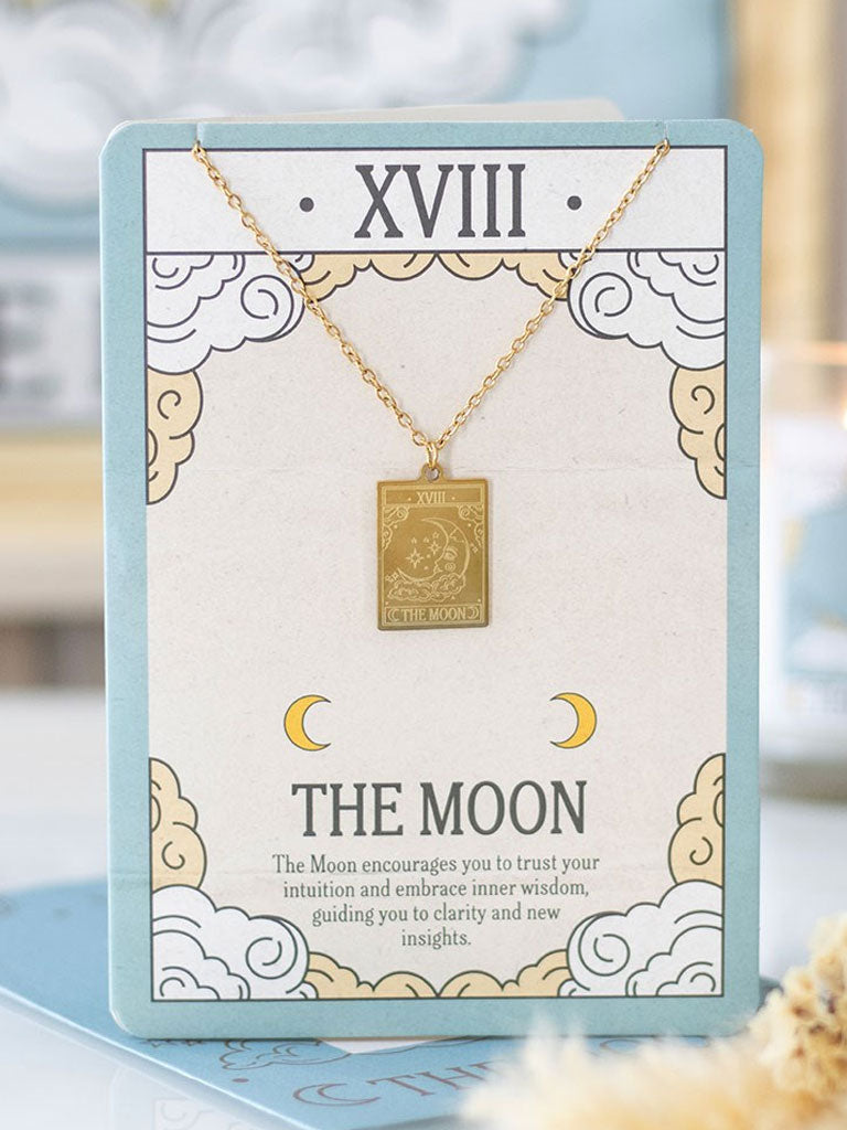 The Moon Tarot Necklace