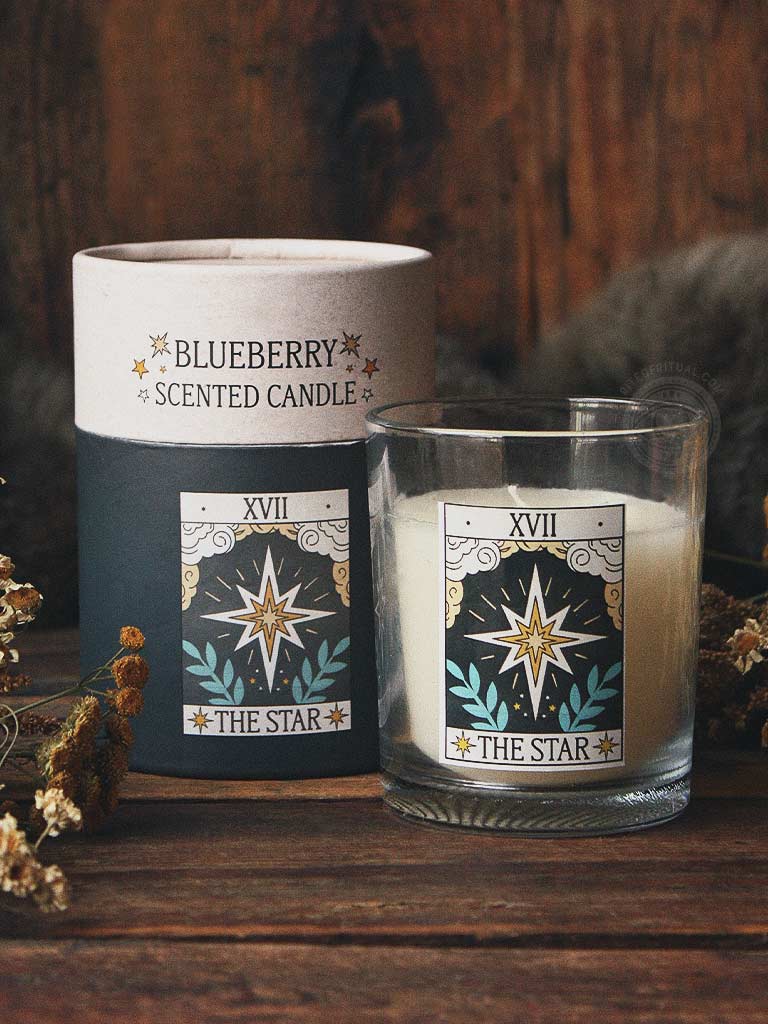 The Star Tarot Blueberry Candle