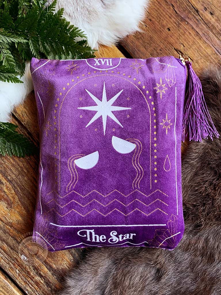 The Star Tarot Pouch With Zipper