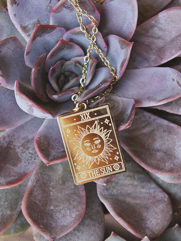 The Sun Tarot Necklace