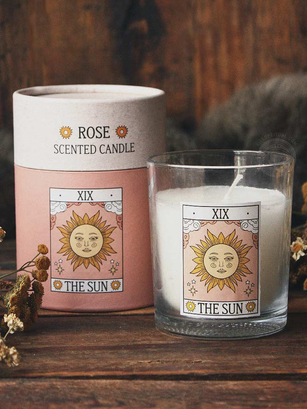 The-Sun-Tarot-Rose-Candle-