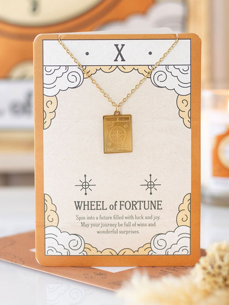 The Wheel of Fortune Tarot Necklace