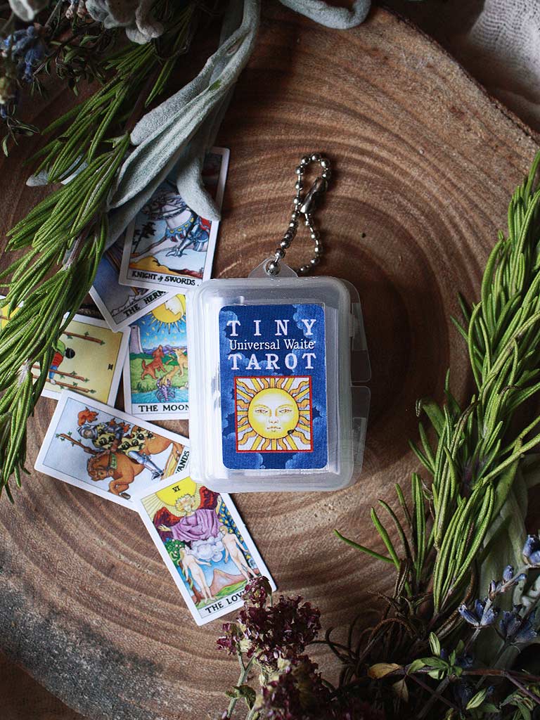 Tiny Tarot Keychain