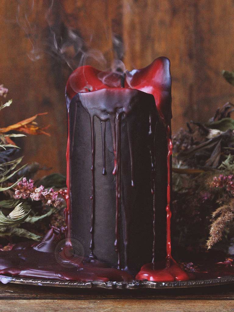 Vampire Tears Pillar Candle