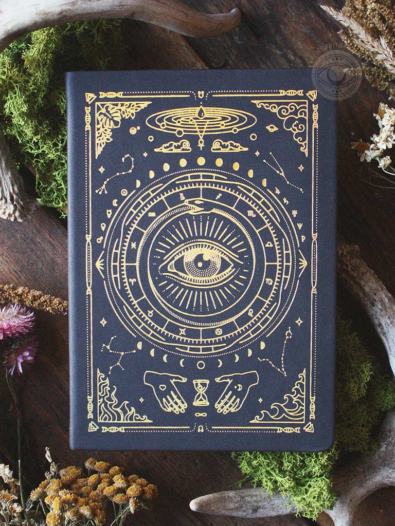 Vegan Leather Journal by Magic of I - Black