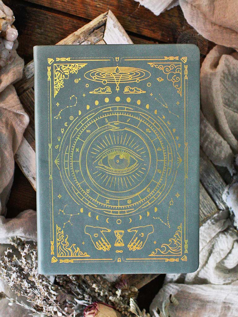 Vegan Leather Journal by Magic of I - Sage Green