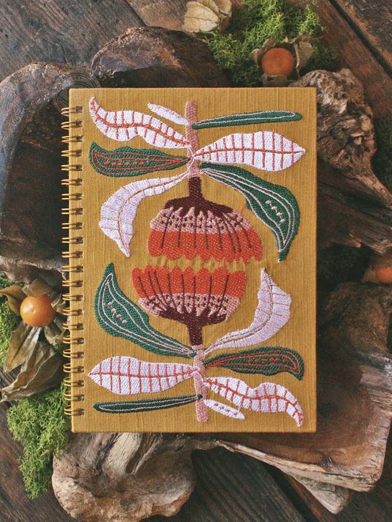 Venus Embroidered Notebook