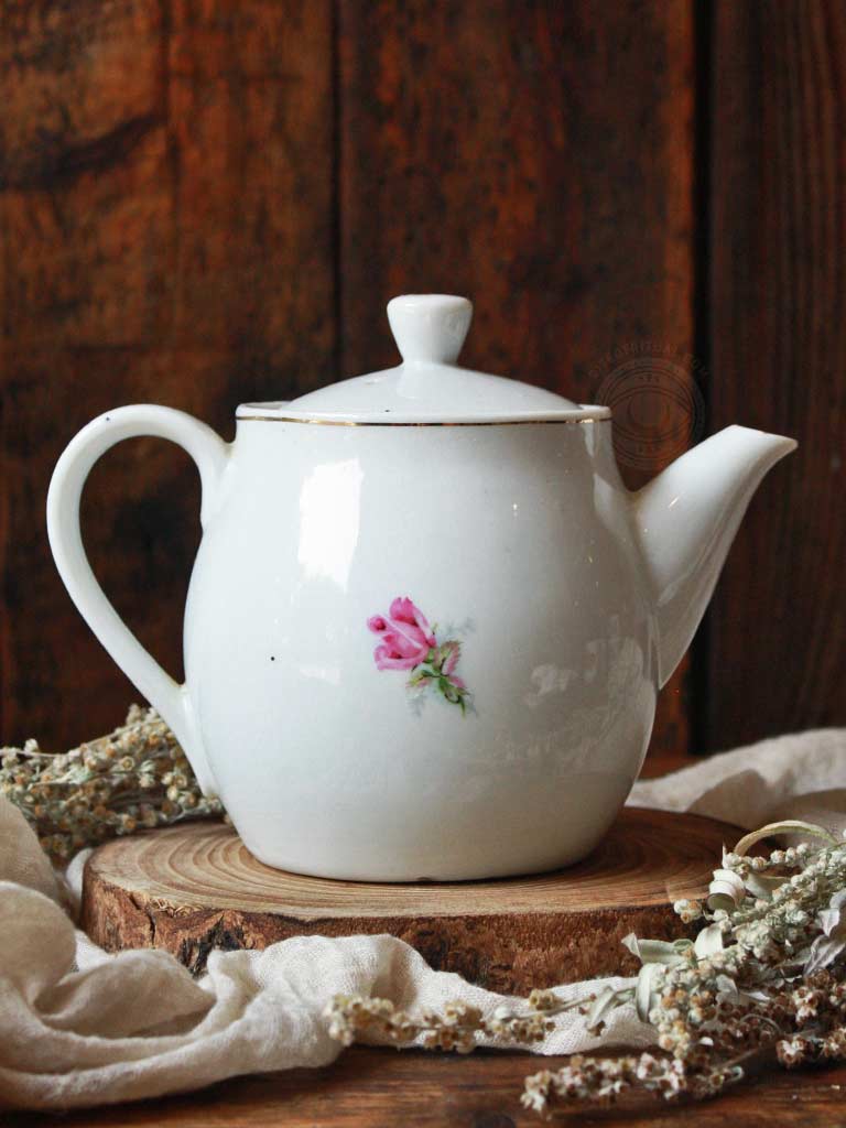 Vintage Floral Tea Pot - V322