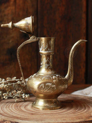 Vintage Mini Brass Turkish Coffee or Teapot Pot  - V321