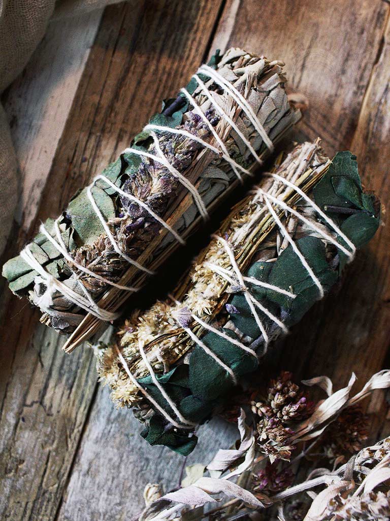 White Sage + 7 Herbs Cleansing Bundles Rite of Ritual