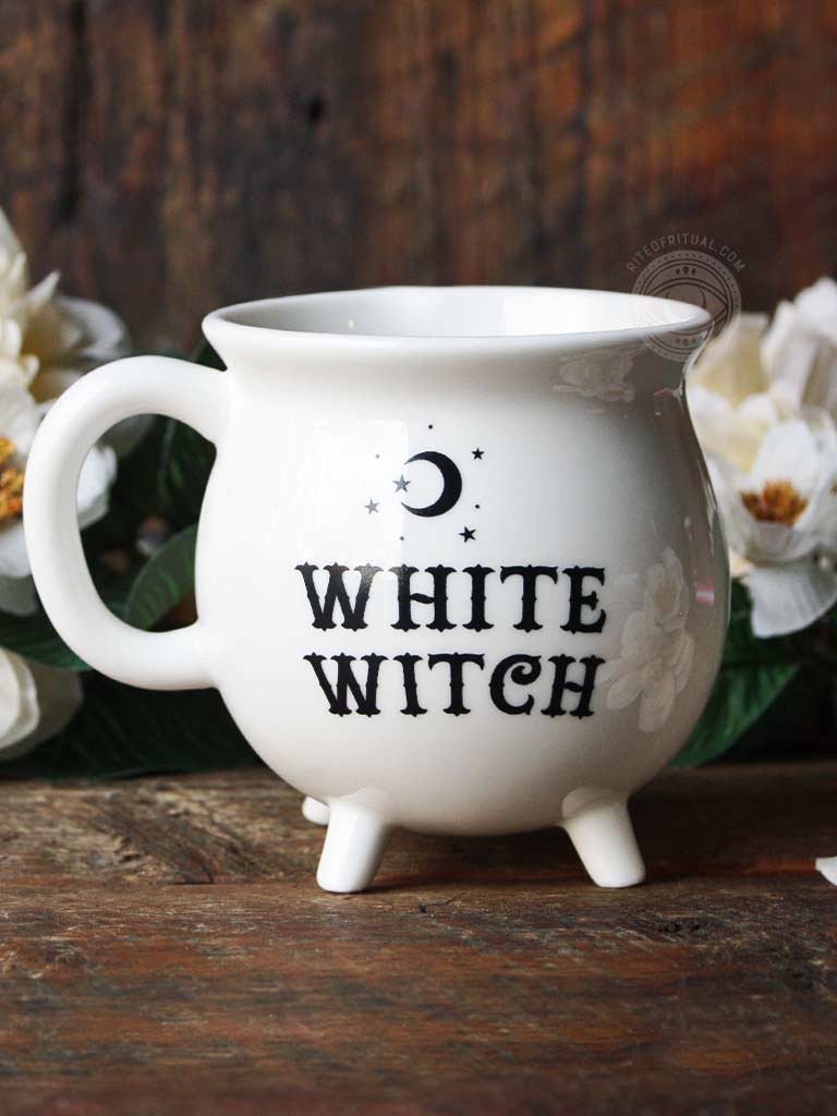 White Witch Cauldron Mug