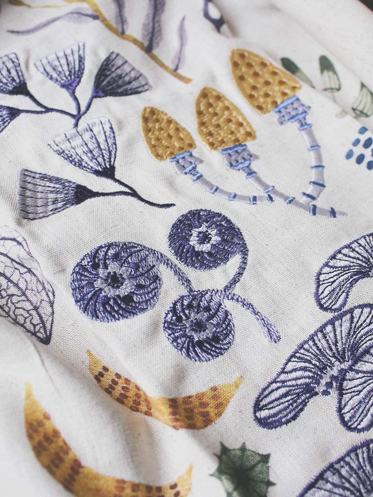 Wildgrove Embroidered Dishtowel