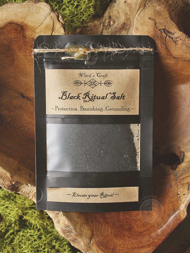 Witch's Craft Black Ritual Salt Bag