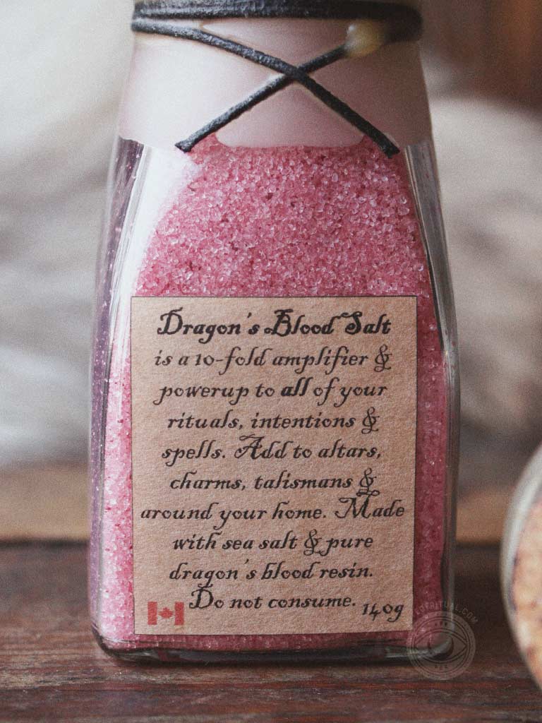 Witch's Craft Dragon's Blood Salt Bottle