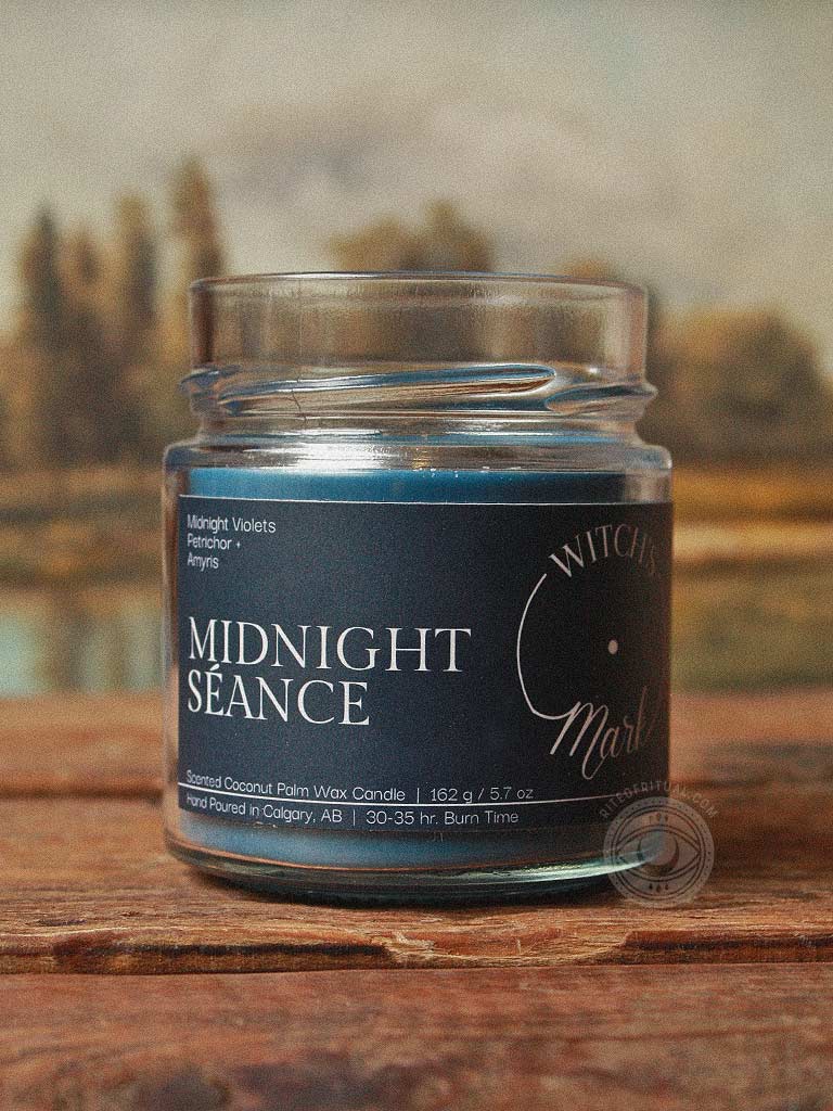 Witch's Mark Midnight Séance Crystal Candle