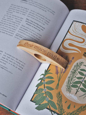 Wooden Thumb Page Holder