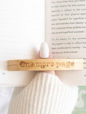 Wooden Thumb Page Holder