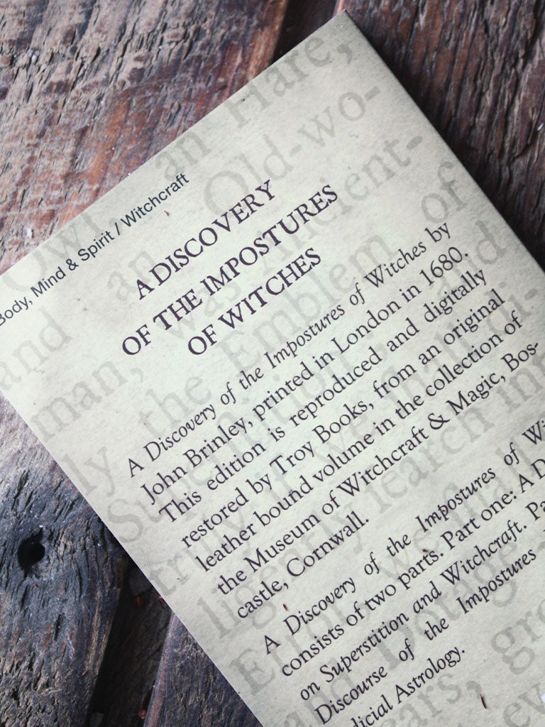 A Discovery of the Impostures of Witches