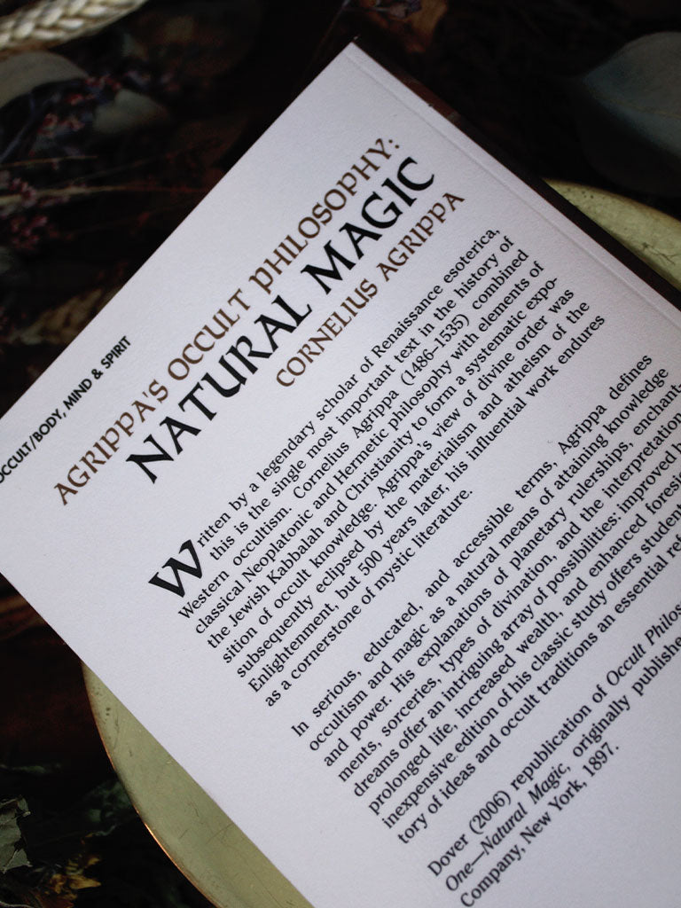 Agrippa's Occult Philosophy - Natural Magic