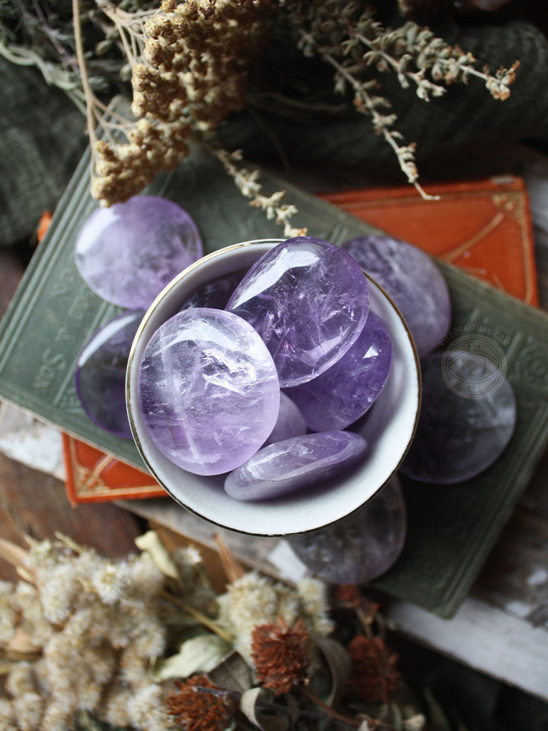 Amethyst Palm + Pocket Stones