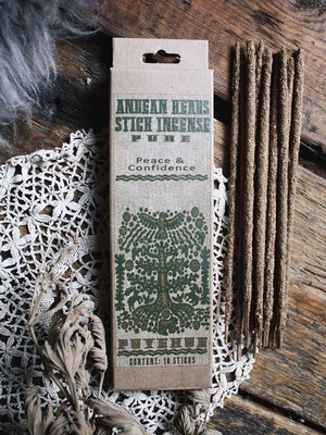 Andean Herb Hand Rolled Resin Incense Sticks