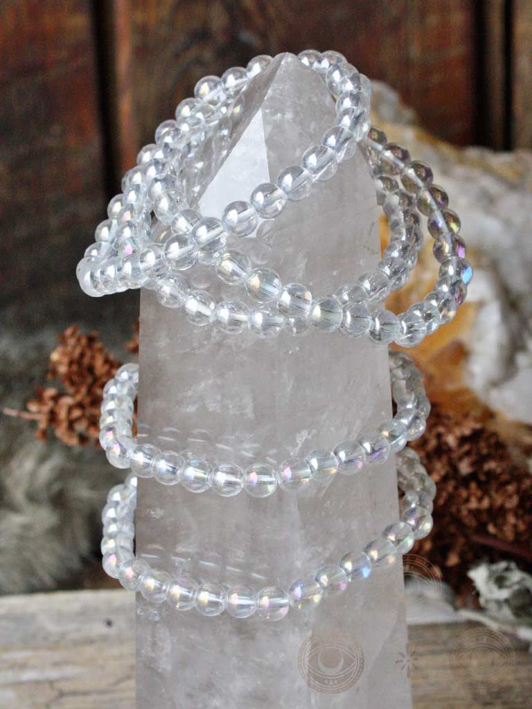 Angel Aura Quartz Crystal Bracelet