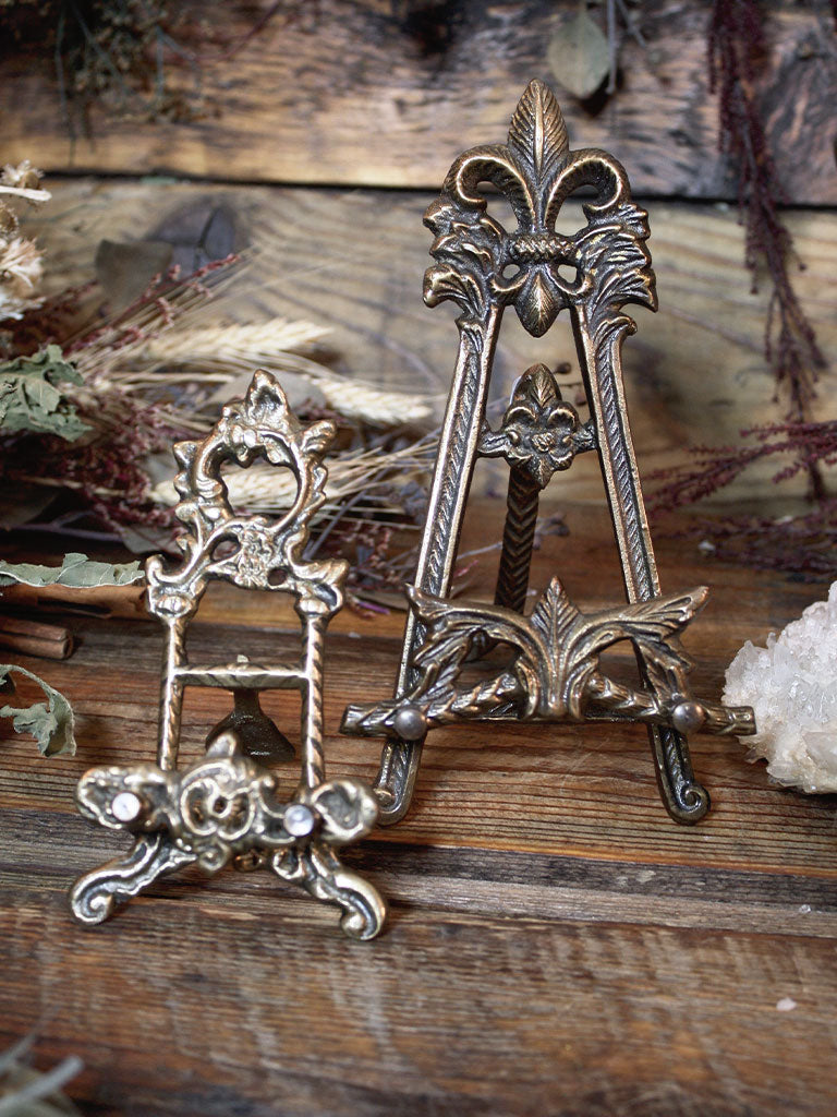 Beautiful Brass Easels