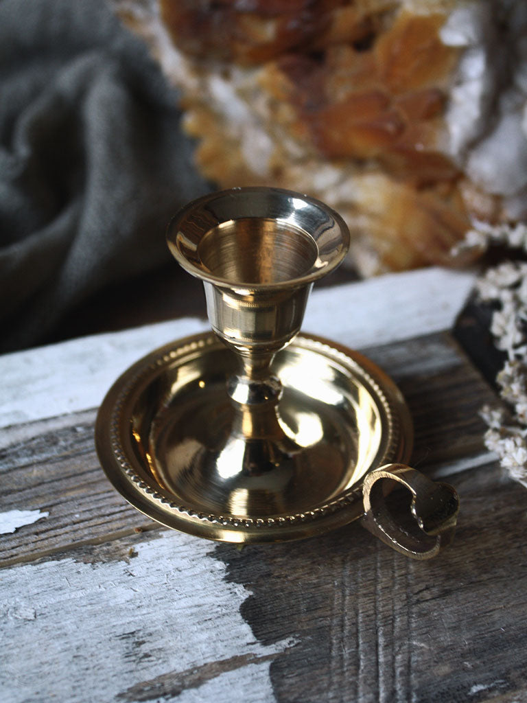 Brass Candlestick Holder