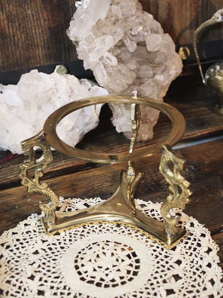 Brass Dragon Sphere Holder