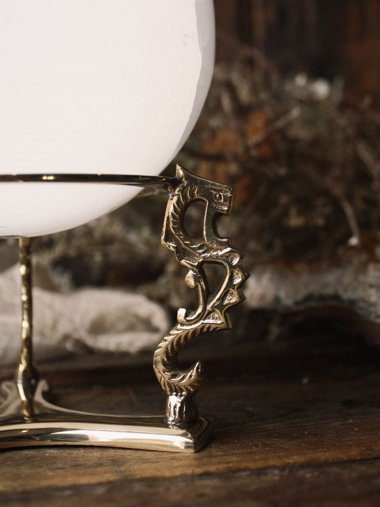 Brass Dragon Sphere Holder