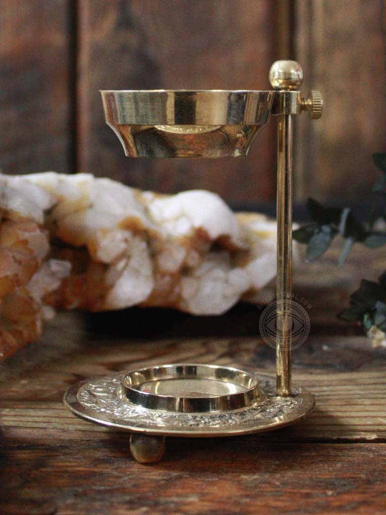 Brass Resin Incense Candle Burner