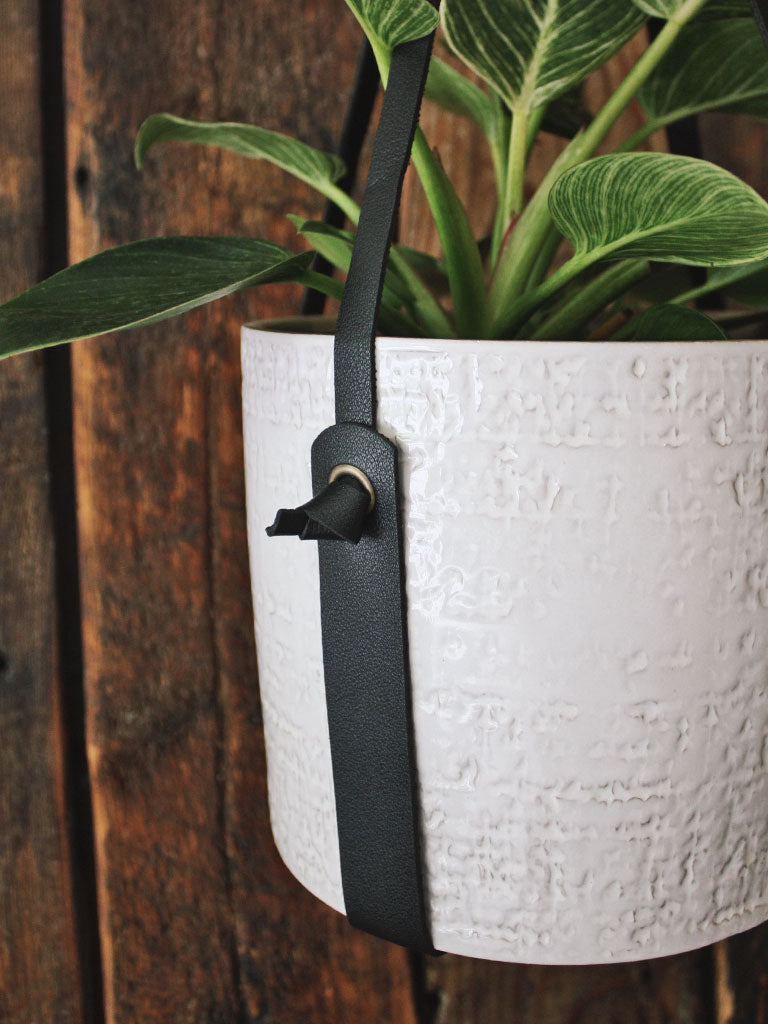 Buckled Up Vegan Leather Plant Hangers