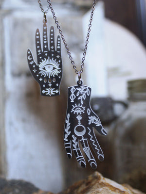 Celestial Hands Necklaces