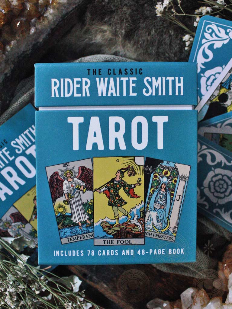 Classic Rider Waite Smith Tarot Deck and Book Set