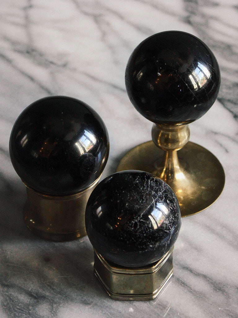 Black Tourmaline Spheres