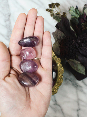 Tumbled Purple Fluorite