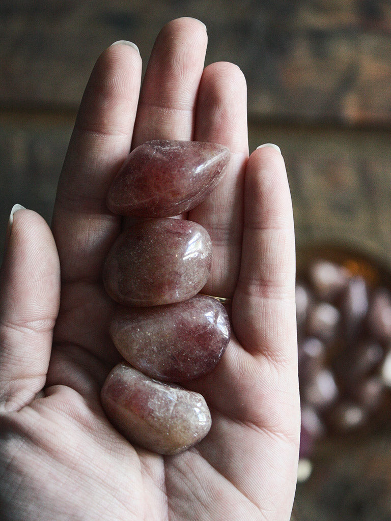 Tumbled Red Aventurine