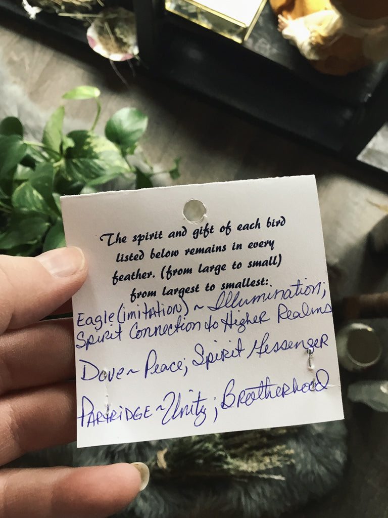 Handcrafted Ritual Cleansing Feathers