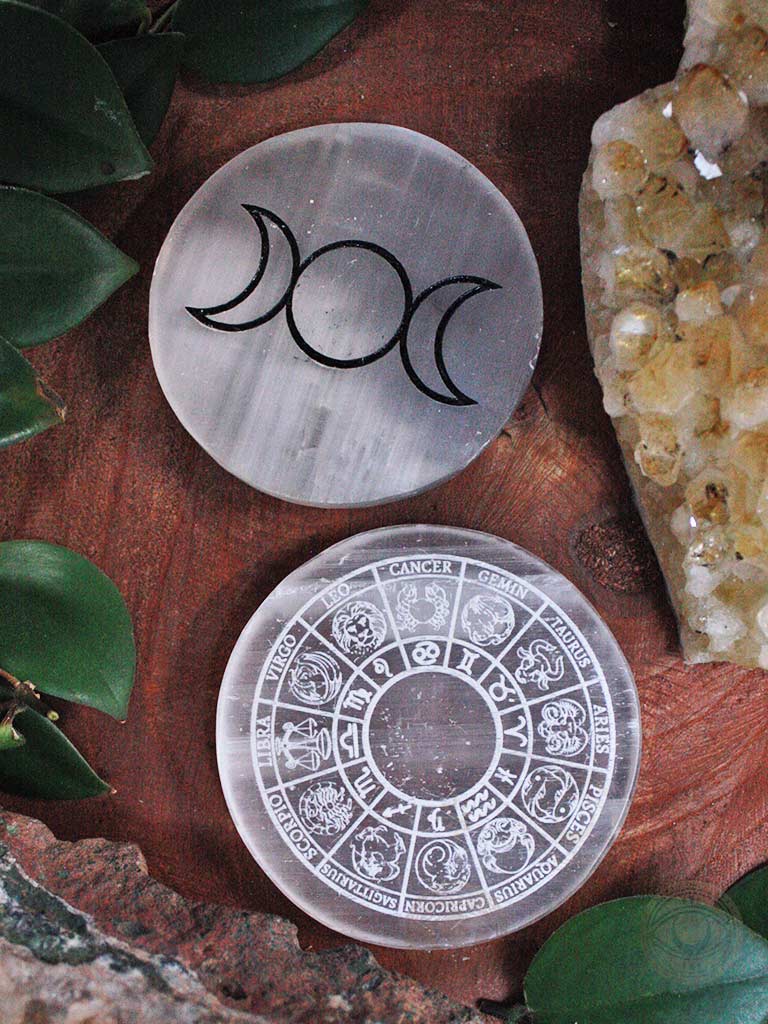 Etched Selenite Charging Plates