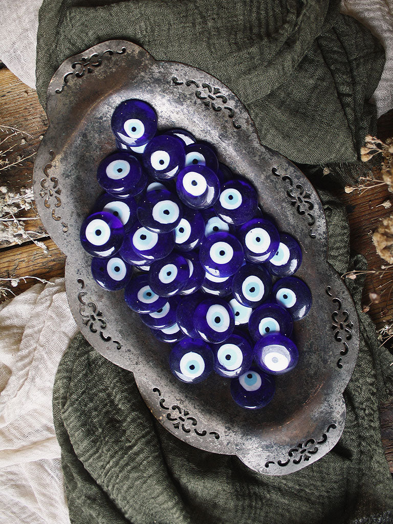 Evil Eye Glass Charm
