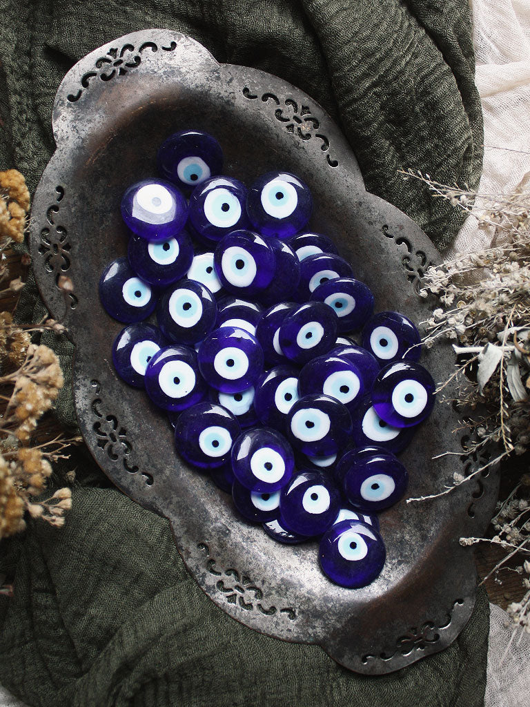Evil Eye Glass Charm
